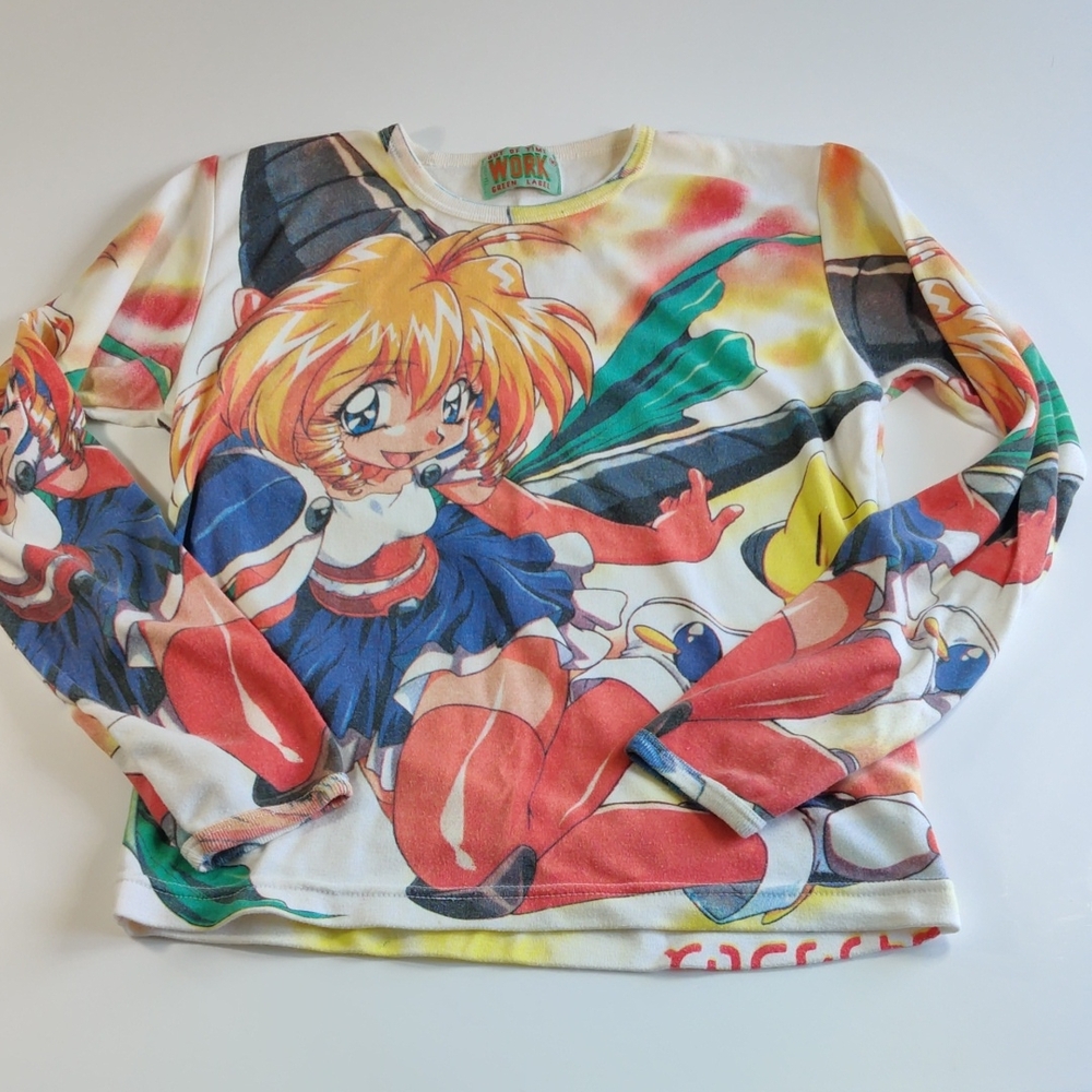 D4 Princess Anime Vintage Long Sleeve Women's Shirt- Rare